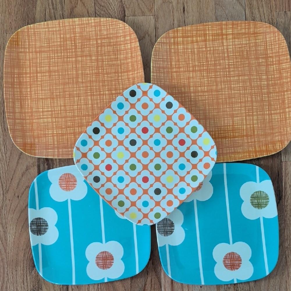 Orla Kiely X Target Melamine Plates (5)